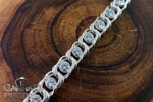 "Arabic bismarck with stones" of sterling silver to buy 101037BV